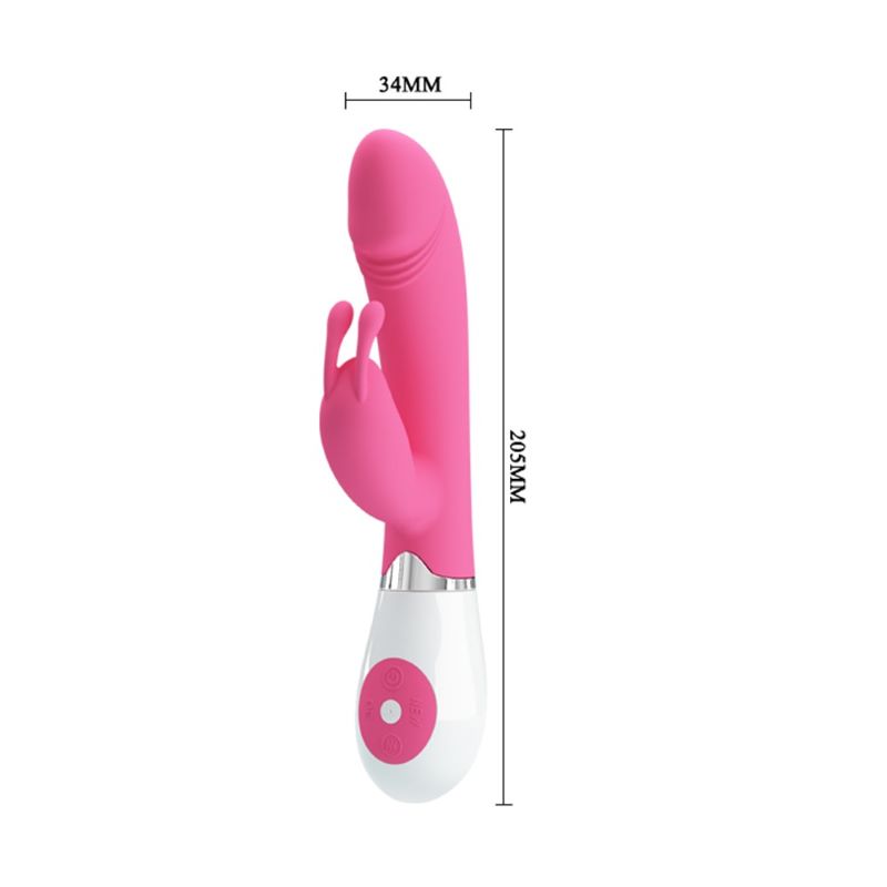 30 Fonksiyonlu Teknolojik Klitoris Uyarıcılı Tavşan Vibratör Penis - Görsel 2