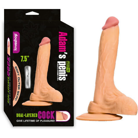 Adams 19 cm Realistik Vibratör Dildo Penis - Görsel 2
