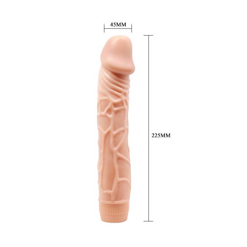 Barbara Güçlü Titreşimli 22.5 cm Realistik Vibratör - Görsel 2