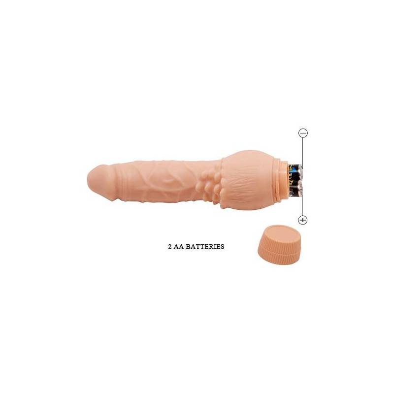 Barbara Güçlü Titreşimli 19.5 cm Realistik Vibratör Gerçekci Penis Dildo - Görsel 4