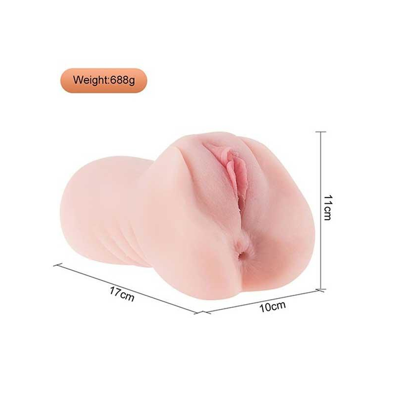 Noctic Çift Girişli Anal Vajinal Gerçekçi Masturbator - Görsel 3