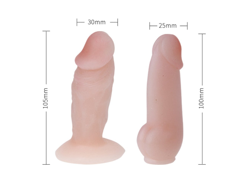 Belden Bağlamalı İçi Dolu Çift Strapon Penis - Görsel 5