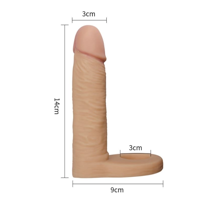 Soft Double Dildo Penis 17 cm – 3 cm Kalınlık - Görsel 2