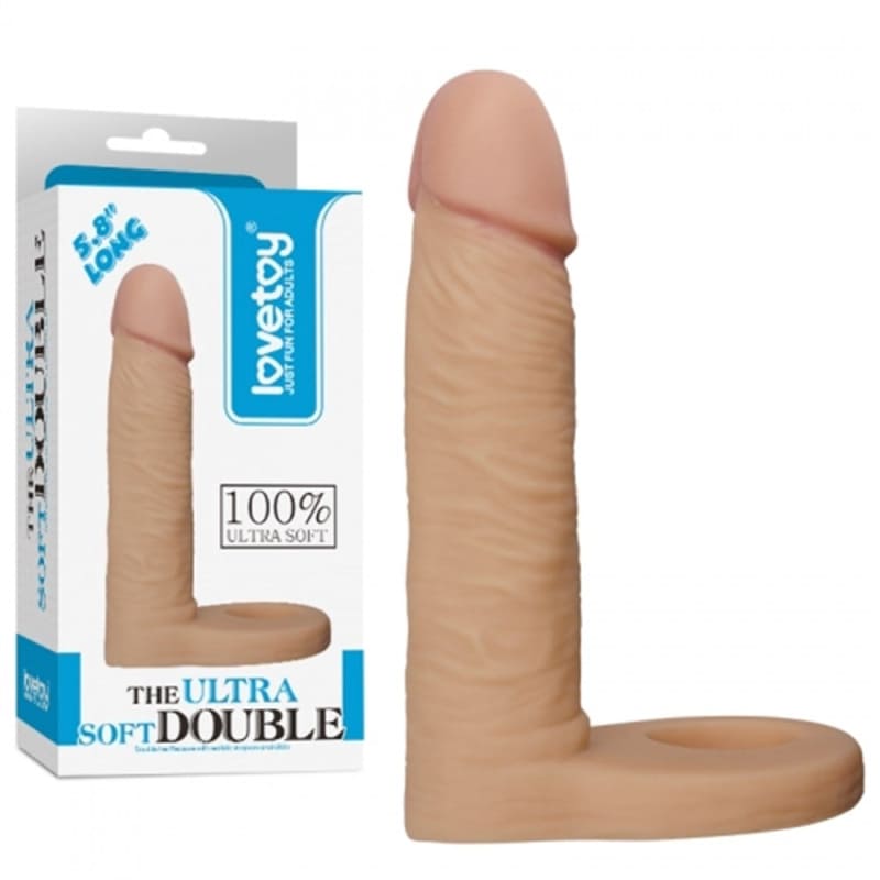Soft Double Dildo Penis 17 cm – 3 cm Kalınlık