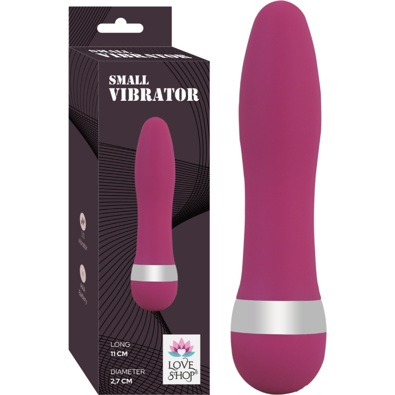 Small Vibrator – %100 Silikon Mini Vibratör 11,5 cm Pembe
